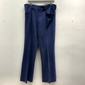 Vintage 80s 35/30 Levi's Sportswear Knits Pants Blue Men's Casual Workwear Slack